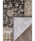 Zahara Area Rug Couristan Zahara Floral Emblem Extra Large Black/Oatmeal Area Rug