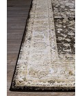 Zahara Area Rug Couristan Zahara Floral Emblem Extra Large Black/Oatmeal Area Rug