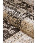 Zahara Area Rug Couristan Zahara Floral Emblem Extra Large Black/Oatmeal Area Rug