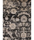Zahara Area Rug Couristan Zahara Floral Emblem Extra Large Black/Oatmeal Area Rug