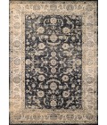 Zahara Area Rug Couristan Zahara Floral Emblem Extra Large Black/Oatmeal Area Rug