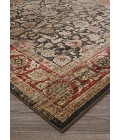 Couristan Zahara Embellished Blossom Extra Large Black/Red/Oatmeal Area Rug