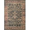 Couristan Zahara Embellshd Blss Mblk/Red/Oatmeal Area Rug 9 ft. 2 in. X 12 ft. 5 in. Rectangle