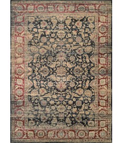 Couristan Zahara Embellshd Blss Mblk/Red/Oatmeal Area Rug 9 ft. 2 in. X 12 ft. 5 in. Rectangle