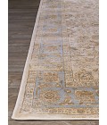 Couristan Zahara Embellished Blossom Extra Large Light Blue/Oatmeal Area Rug