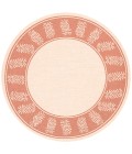 Couristan Recife Tropics 2' x 4' Natural/Terra Cotta Area Rug
