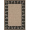 Couristan Recife Tropics Cocoa/Black Area Rug 2 ft. X 3 ft. 7 in. Rectangle