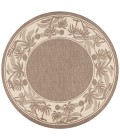 Couristan Recife Island Retreat 9' Round Beige/Natural Area Rug