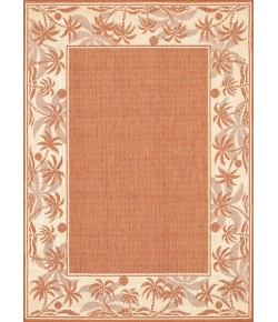 Couristan Recife Island Retreat Terracotta/Natrl Area Rug 2 ft. 3 in. X 11 ft. 9 in. Rectangle