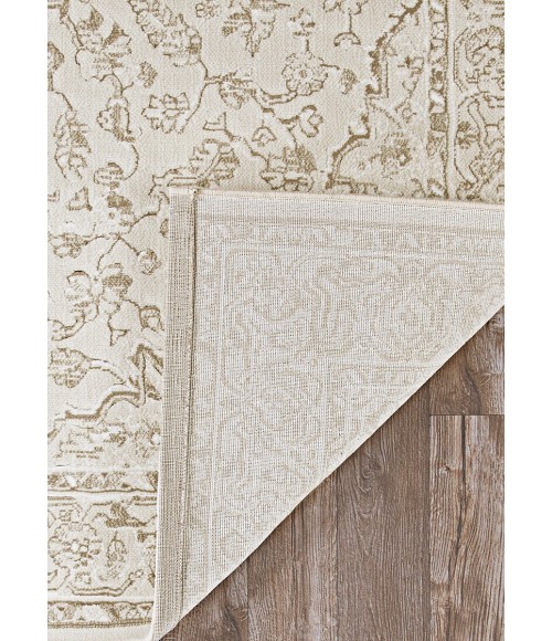 Couristan Marina Siena 8' Runner Champagne Area Rug