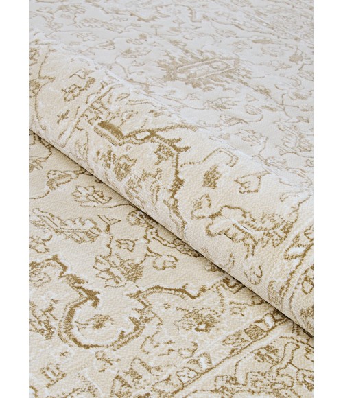 Couristan Marina Siena 8' Runner Champagne Area Rug