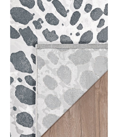 Couristan Marina Grey Rug 1261/0505 7 ft. 10 in. X 10 ft. 9 in. Rectangle - Rugs Town Couristan Marina Grey/Ivory 1261/0505 7 ft. 10 in. X 10 ft. 9 in. Rectangle Rug