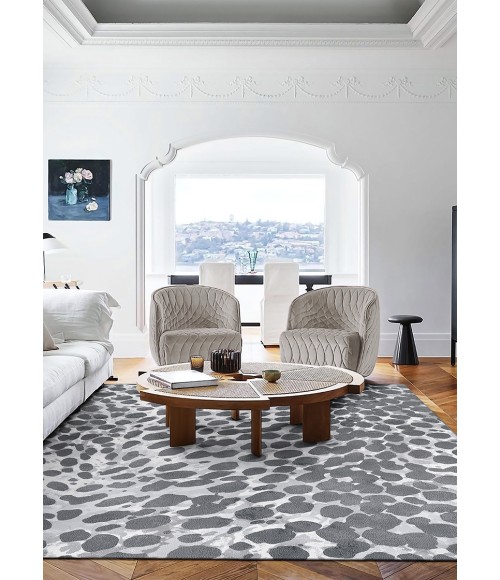 Couristan Marina Grey Rug 1261/0505 7 ft. 10 in. X 10 ft. 9 in. Rectangle - Rugs Town Couristan Marina Grey/Ivory 1261/0505 7 ft. 10 in. X 10 ft. 9 in. Rectangle Rug