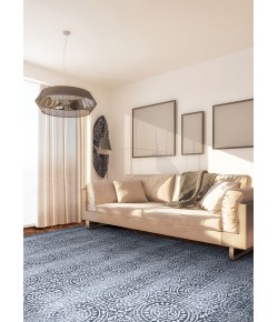 Couristan Marina Unison Slate Blue/Pearl Area Rug 2 ft. 2 in. X 7 ft. 10 in. Rectangle