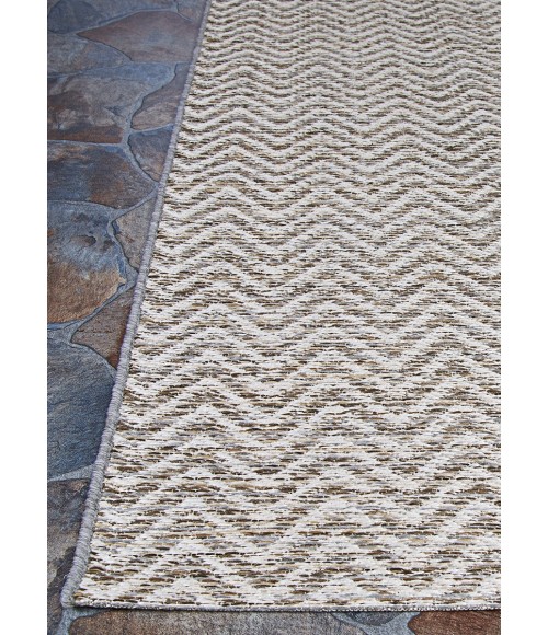Couristan Cape Marion 2' x 4' Light Brown/Ivory Area Rug