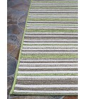 Couristan Cape Brockton 8' Runner Hunter Green/Brown Area Rug