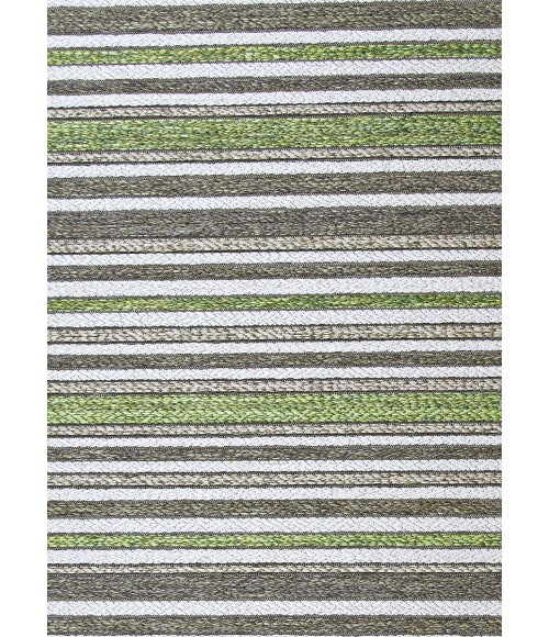 Couristan Cape Brockton 8' Runner Hunter Green/Brown Area Rug