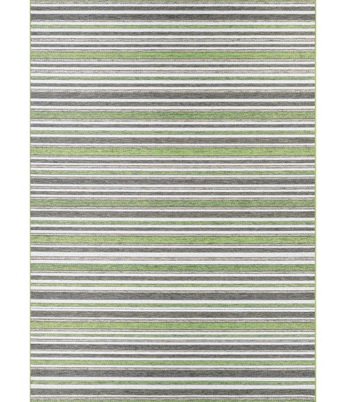 Couristan Cape Brockton 8' Runner Hunter Green/Brown Area Rug