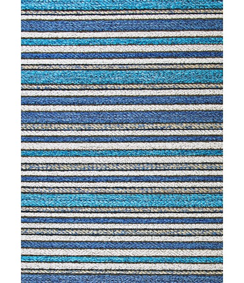 Couristan Cape Brockton 2' x 4' Cobalt/Teal Area Rug