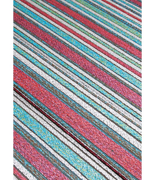 Couristan Cape Brockton 8' Runner Purple/Multi Area Rug