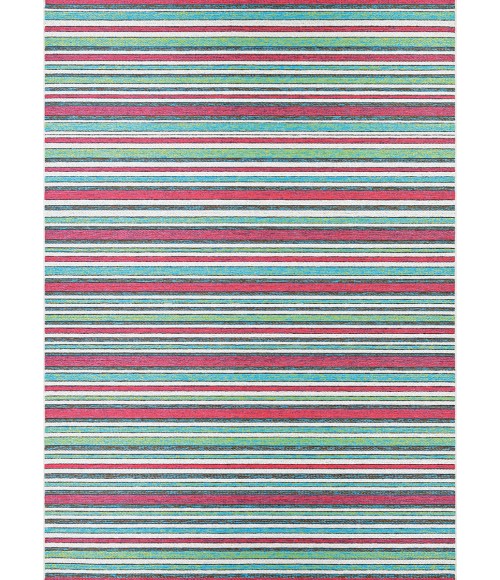 Couristan Cape Brockton 8' Runner Purple/Multi Area Rug
