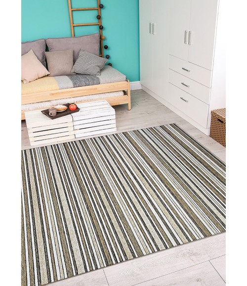 Couristan Cape Brockton 2' x 4' Light Brown/Ivory Area Rug