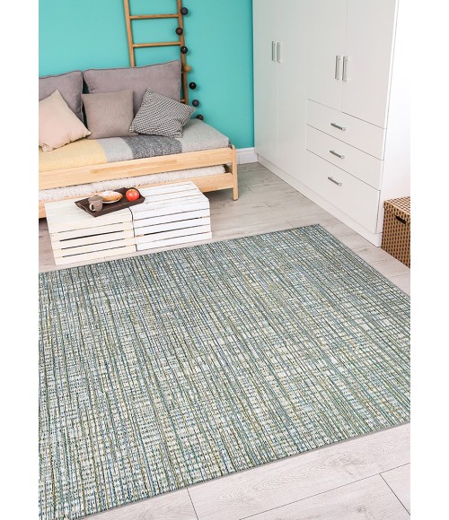 Couristan Cape Falmouth 8' Runner Ivory/Hunter Area Rug