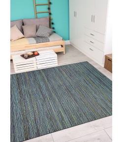Couristan Cape Hinsdale Teal/Cobalt Area Rug 2 ft. 3 in. X 7 ft. 10 in. Rectangle