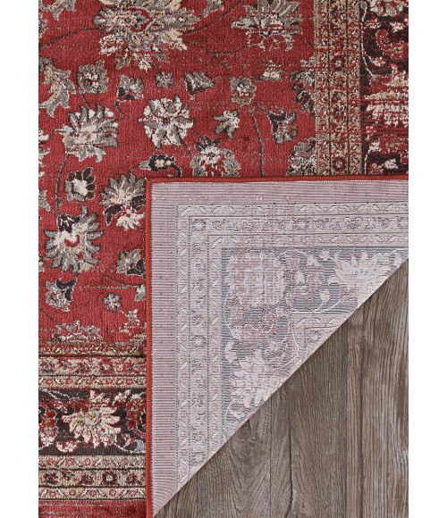 Couristan Zahara Farahan Amulet 5' x 8' Red/Black/Oatmeal Area Rug