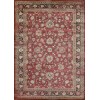 Couristan Zahara Farahan Amulet Red/Blk/Oatmeal Area Rug 5 ft. 3 in. X 7 ft. 6 in. Rectangle