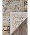 Couristan Zahara Farahan Amulet Extra Large Light Blue/Black Area Rug