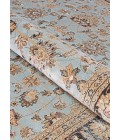Couristan Zahara Farahan Amulet Extra Large Light Blue/Black Area Rug