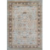 Couristan Zahara Farahan Amulet Lt Blue/Black Area Rug 9 ft. 2 in. X 12 ft. 5 in. Rectangle