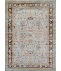 Couristan Zahara Farahan Amulet Extra Large Light Blue/Black Area Rug