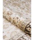 Couristan Zahara Farahan Amulet 5' x 8' Oatmeal/Black Area Rug
