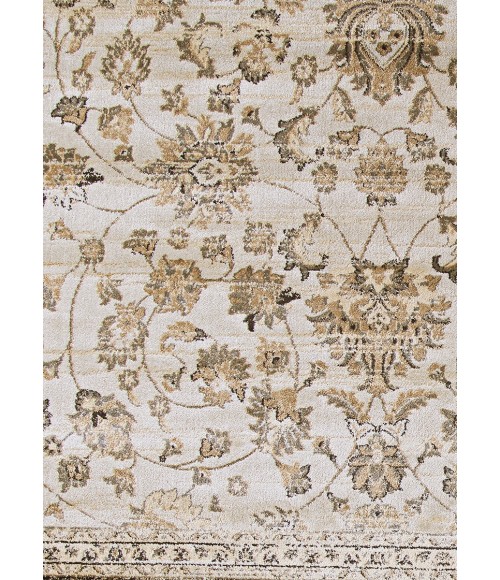 Couristan Zahara Farahan Amulet 5' x 8' Oatmeal/Black Area Rug
