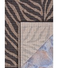 Recife Area Rug Couristan Recife Zebra 8' x 11' Black/Cocoa Area Rug