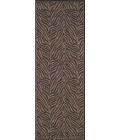 Recife Area Rug Couristan Recife Zebra 8' x 11' Black/Cocoa Area Rug