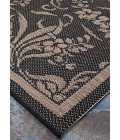 Recife Area Rug Couristan Recife Garden Cottage Long Runner Black/Cocoa Area Rug
