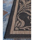 Recife Area Rug Couristan Recife Garden Cottage Long Runner Black/Cocoa Area Rug