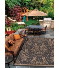 Recife Area Rug Couristan Recife Garden Cottage Long Runner Black/Cocoa Area Rug