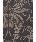 Recife Area Rug Couristan Recife Garden Cottage Long Runner Black/Cocoa Area Rug