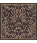 Recife Area Rug Couristan Recife Garden Cottage Long Runner Black/Cocoa Area Rug