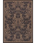 Recife Area Rug Couristan Recife Garden Cottage Long Runner Black/Cocoa Area Rug