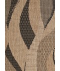 Recife Area Rug Couristan Recife Seagrass 6' x 9' Natural/Black Area Rug