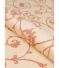 Couristan Recife Veranda 8' Runner Natural/Terra Cotta Area Rug