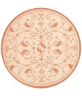 Couristan Recife Veranda 8' Runner Natural/Terra Cotta Area Rug