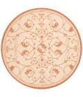 Couristan Recife Veranda Square Natural/Terra Cotta Area Rug