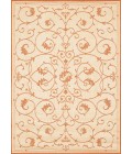 Couristan Recife Veranda Square Natural/Terra Cotta Area Rug