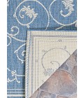 Couristan Recife Veranda Extra Large Champagne/Blue Area Rug